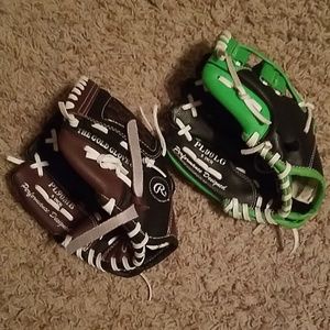 Rawling's 9" left handed Baseball Gloves